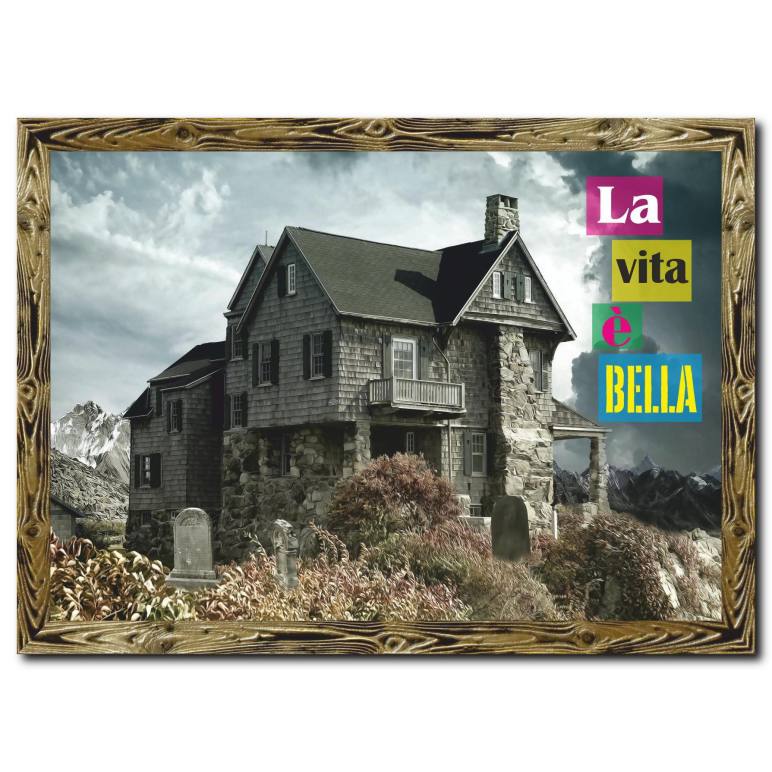 Dağlar Arasında Yaşam Doğal Ahşap