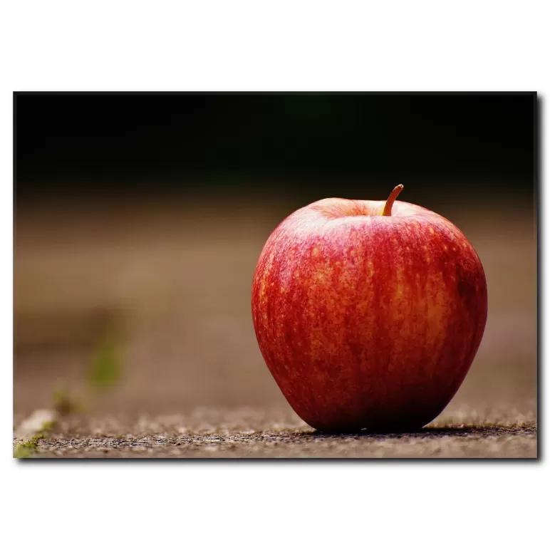 Kırmızı Elma Kanvas Tablo