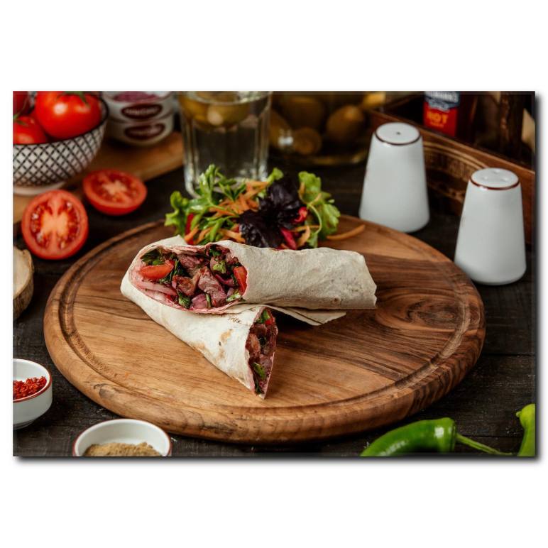 Döner Dürüm Kanvas Tablo