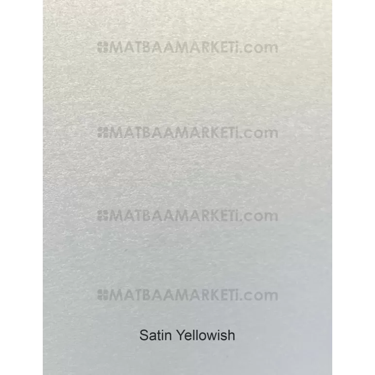 Sedefli Sarı-Beyaz Yanar Döner Işıltılı Karton - 250 Gr - 70x100 Cm - Satin Yellowish