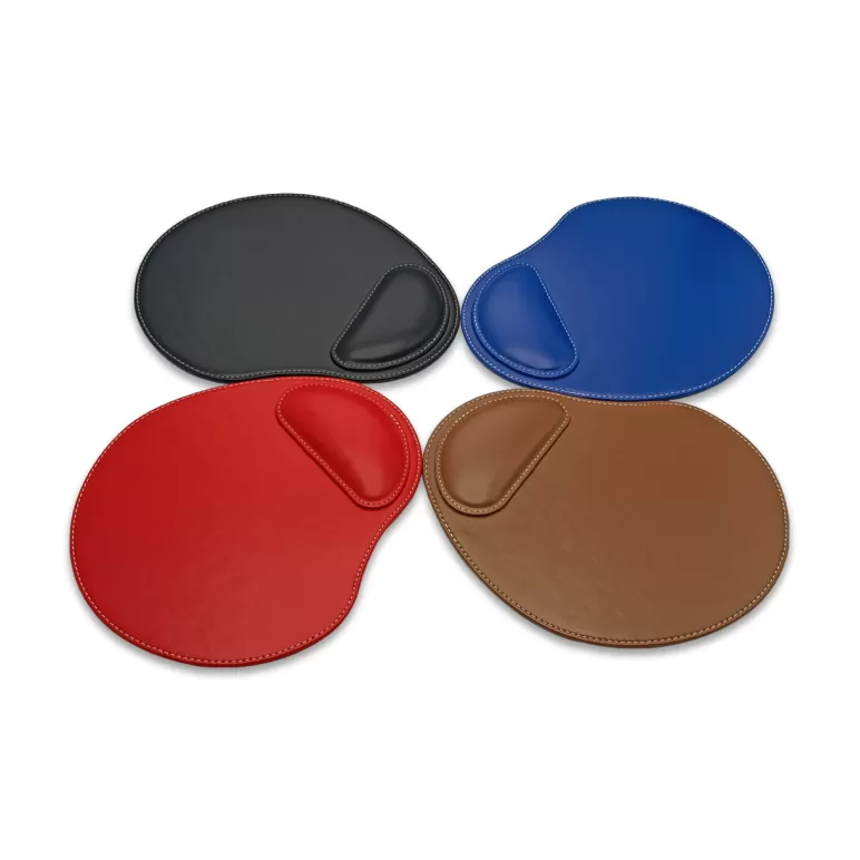 Suni Deri ve Özel Dikişli Mousepad