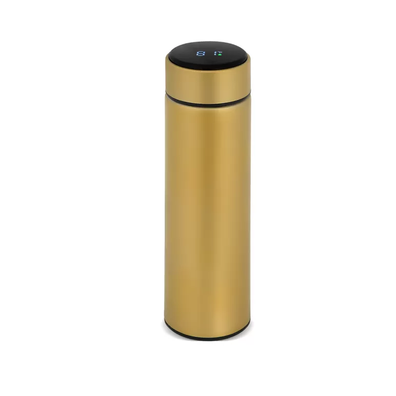 Dereceli ve Filtreli Akıllı Termos 500 ML Gold