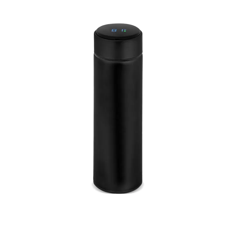 Dereceli ve Filtreli Akıllı Termos 500 ML Siyah