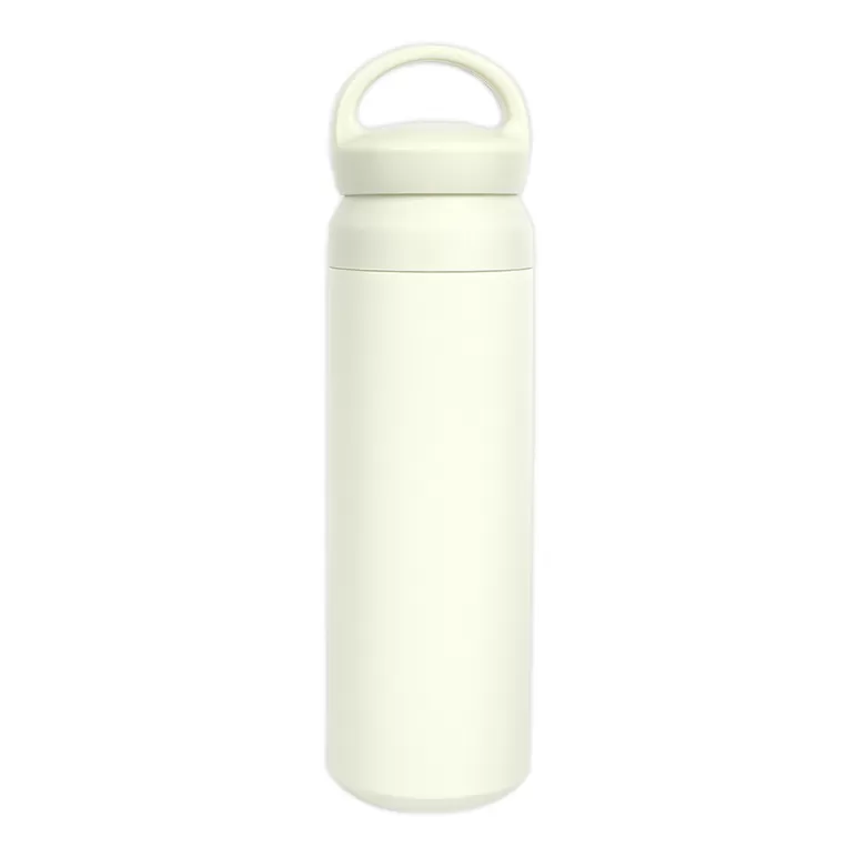 Filtreli ve Ele Geçmeli Çelik Termos 500 Ml - Beyaz