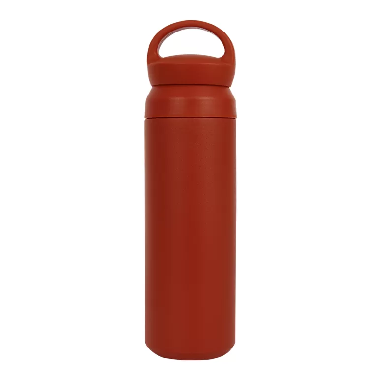 Filtreli ve Ele Geçmeli Çelik Termos 500 Ml - Kırmızı