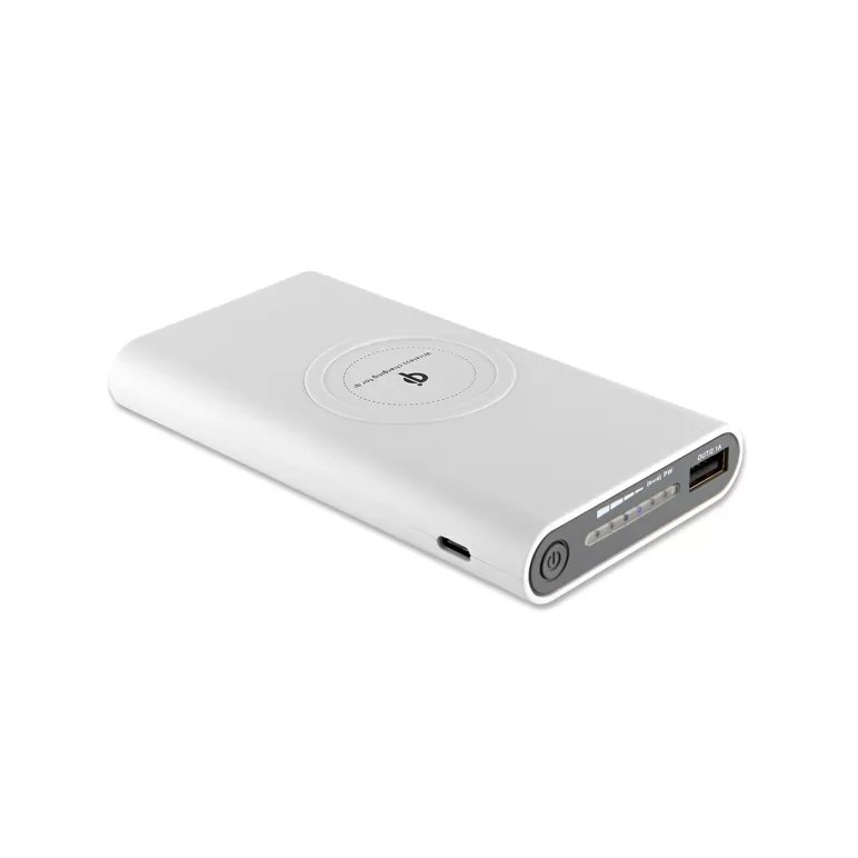 Kablosuz Şarj Cihazı - 10.000 mAh beyaz