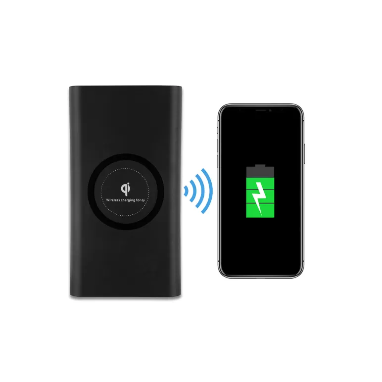 Kablosuz Şarj Cihazı - 10.000 mAh siyah
